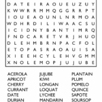 10 Free Printable Word Search Puzzles
