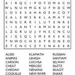 10 Free Printable Word Search Puzzles