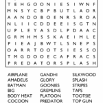10 Free Printable Word Search Puzzles