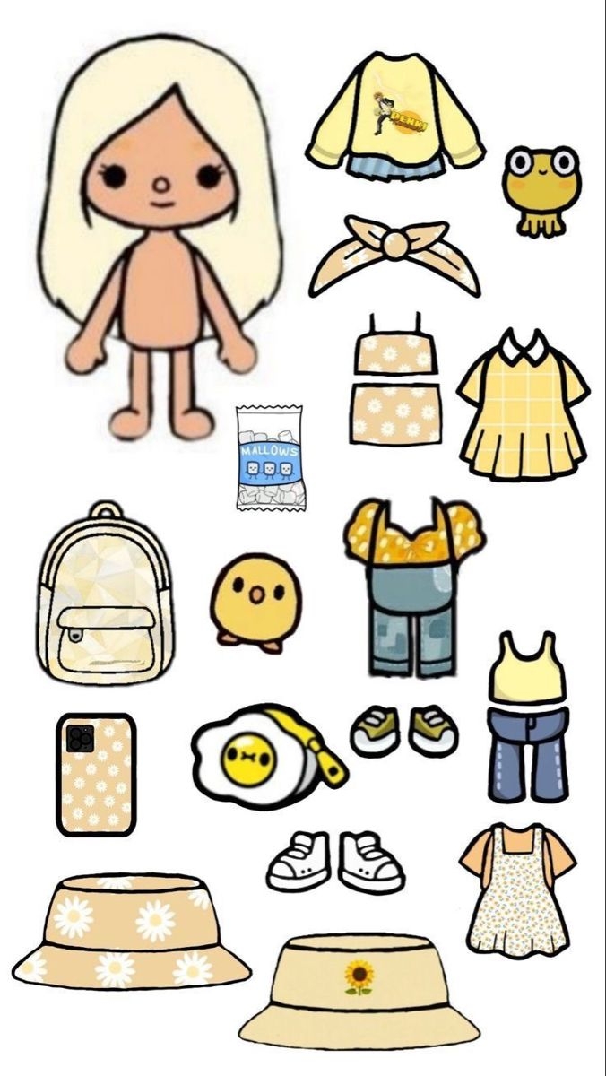 toca boca paper dolls printable