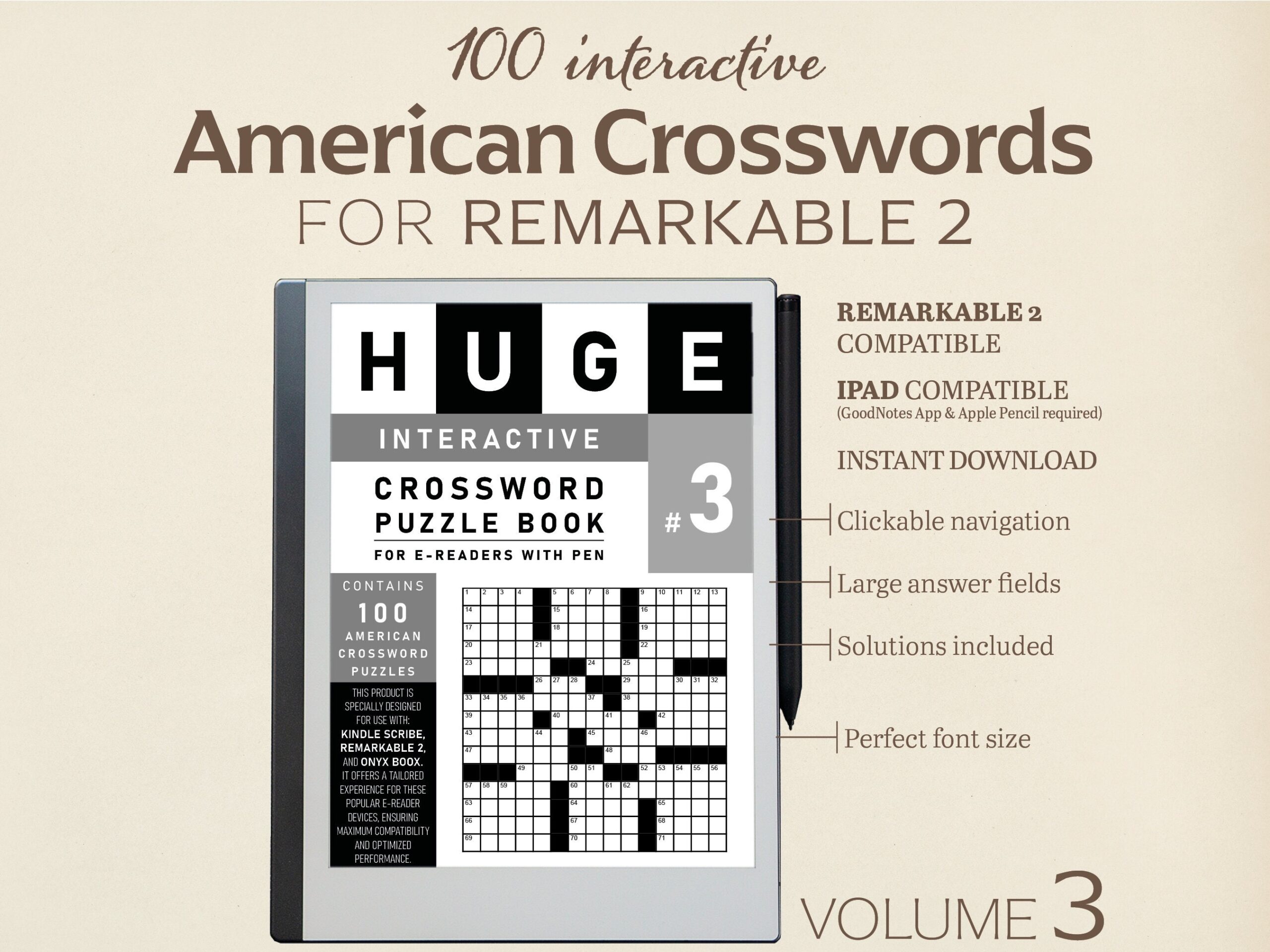 100 American Crosswords For Remarkable 2 Volume 3 Interactive Worksheets Library