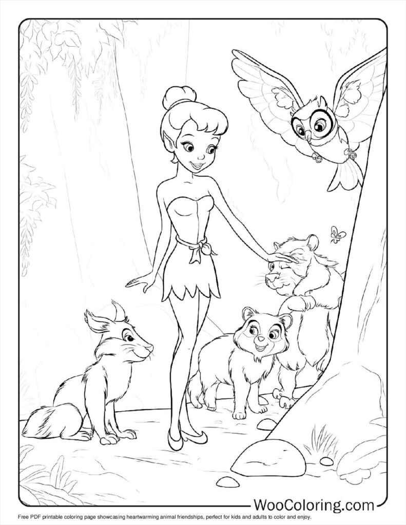 tinkerbell printable coloring pages