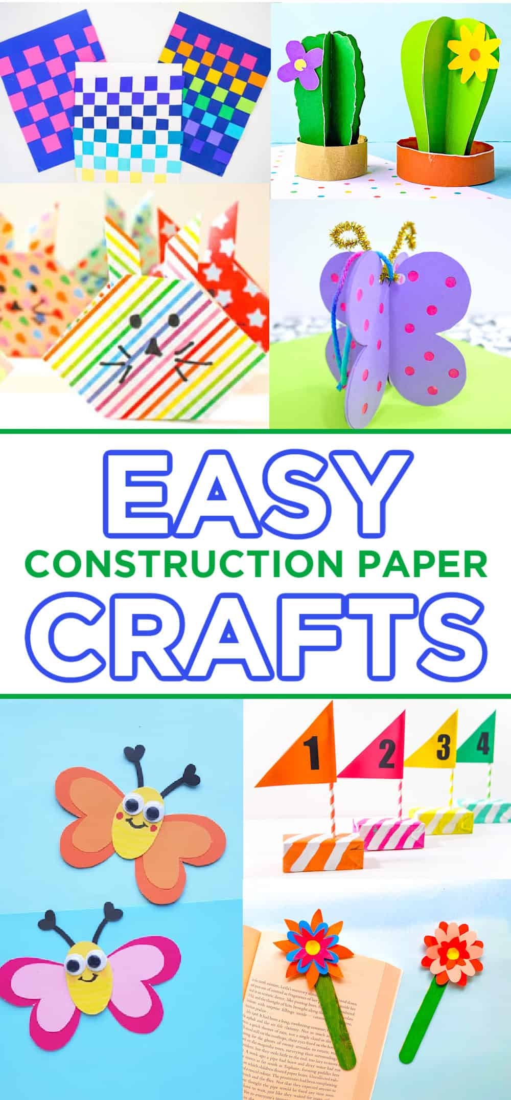 101 Easy Construction Paper Crafts Made With HAPPY 101 Easy Construction Paper Crafts Made With HAPPY