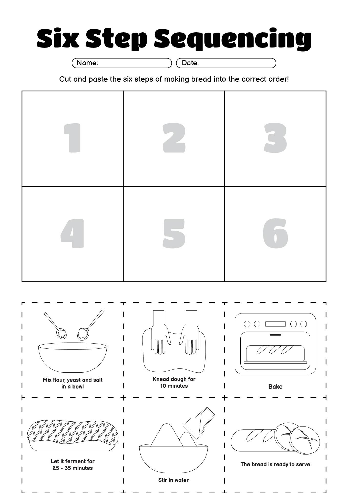 11 6 Step Sequencing Worksheets Free PDF At Worksheeto
