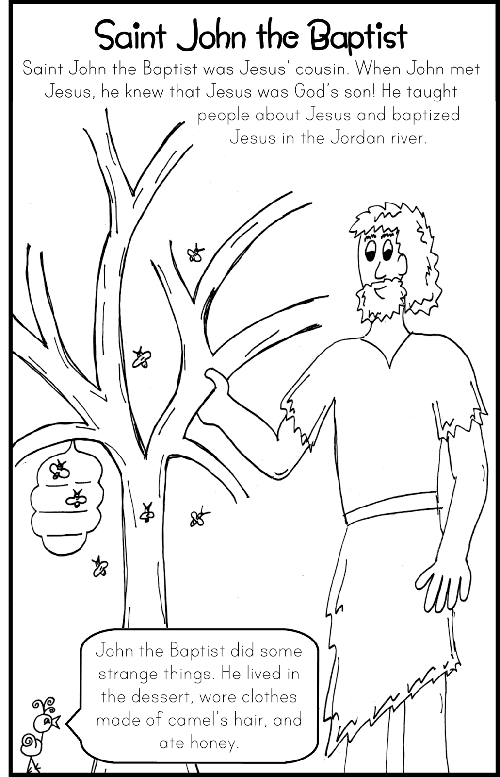 13 John The Baptist Ideas John The Baptist Baptists Sunday School Activities