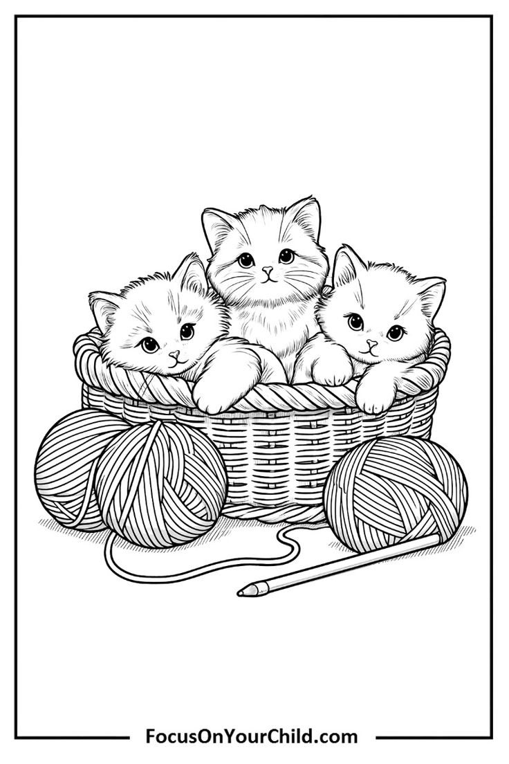 printable coloring pages of cats
