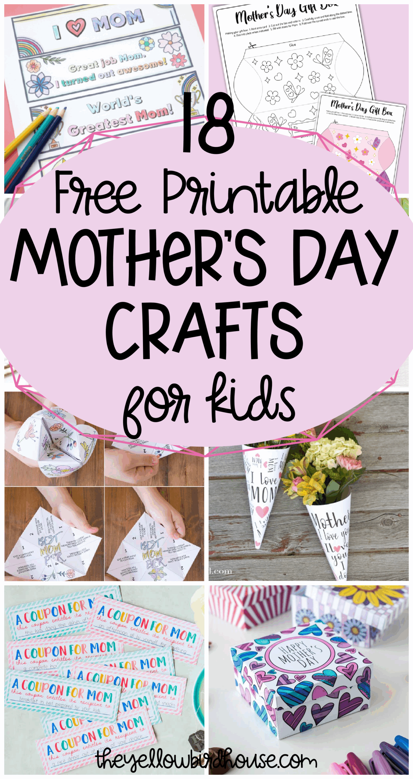 printable mothers day craft template