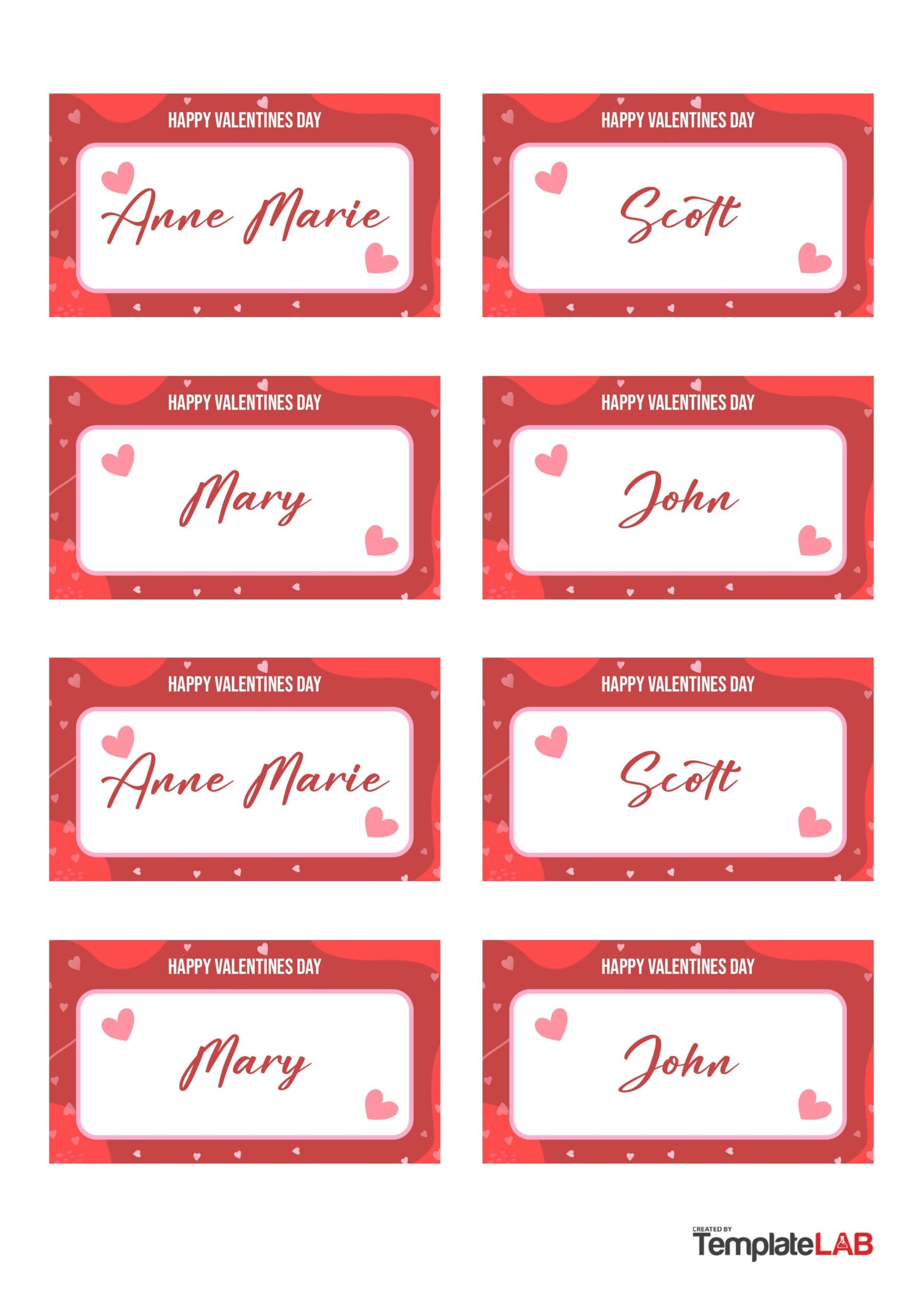 name tag template free printable