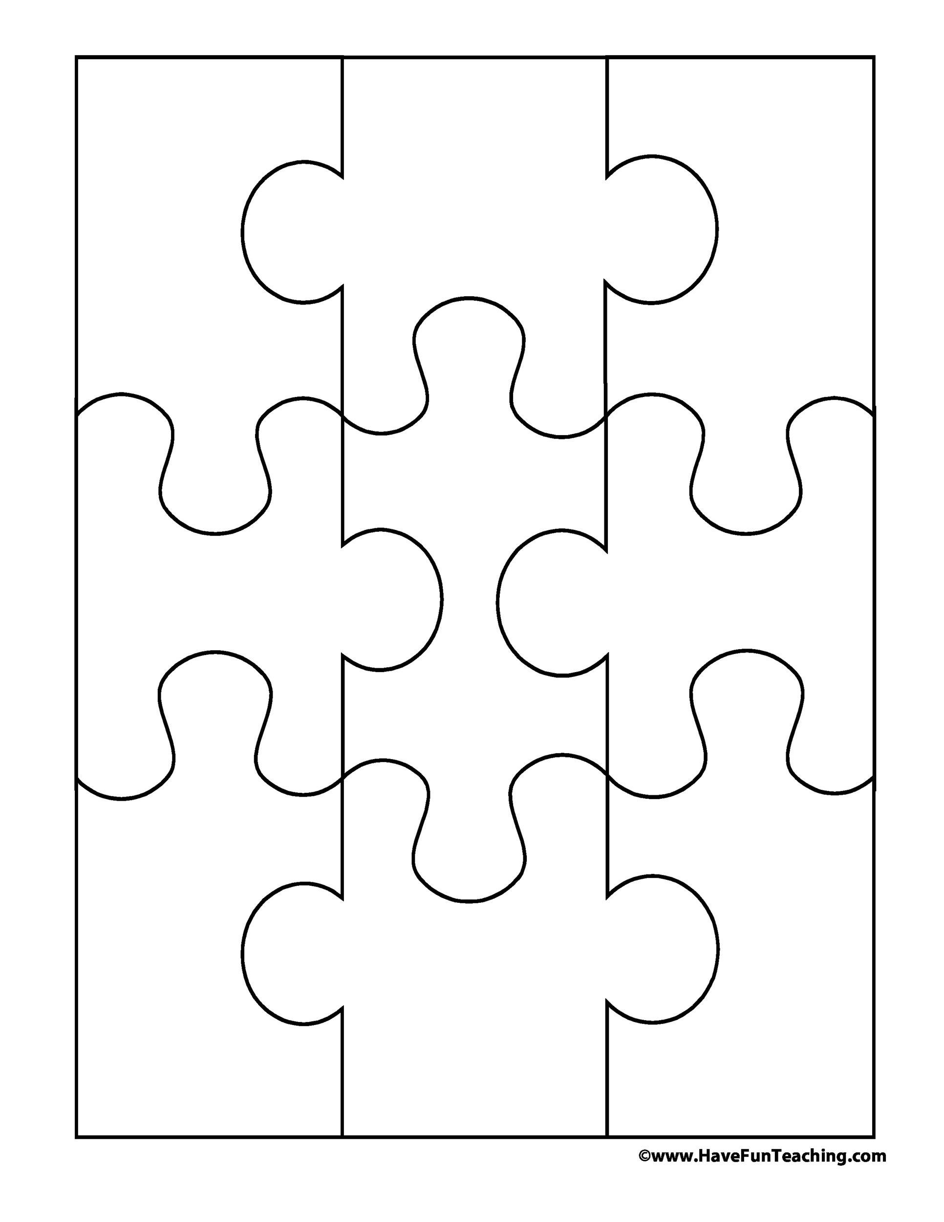 19 Printable Puzzle Piece Templates TemplateLab 19 Printable Puzzle Piece Templates TemplateLab
