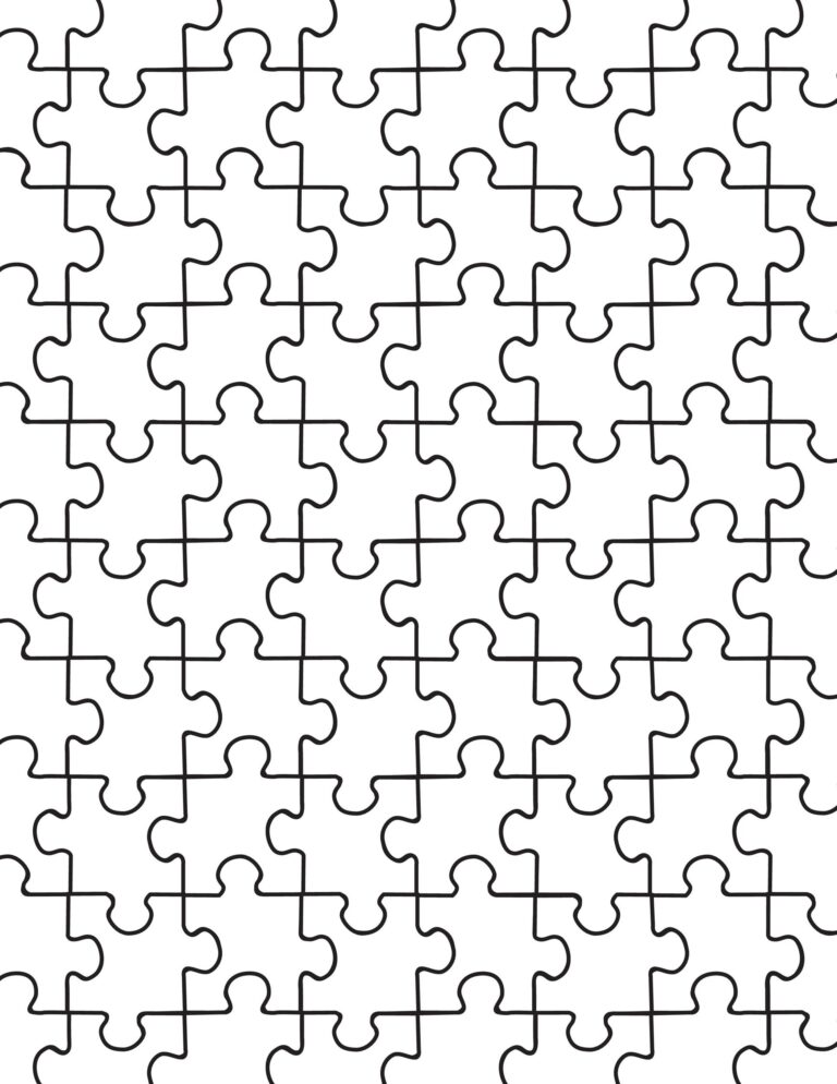19 Printable Puzzle Piece Templates TemplateLab