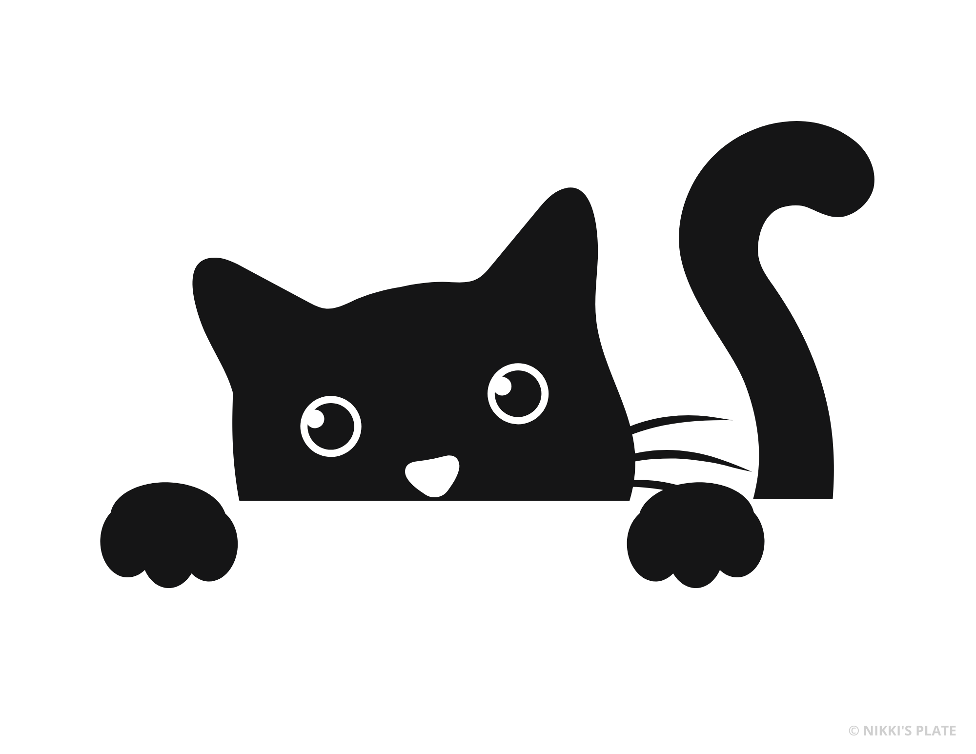 cat pumpkin template printable