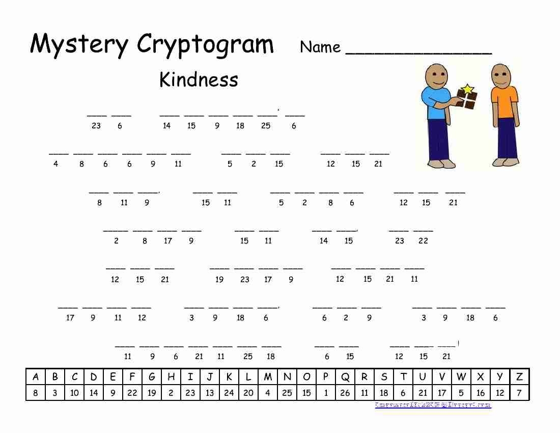 free printable cryptogram puzzles