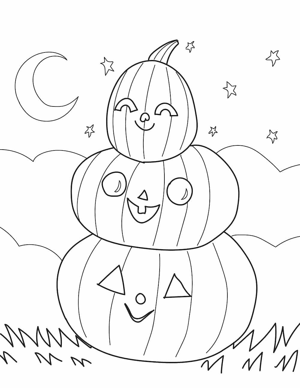 coloring pages printable fall