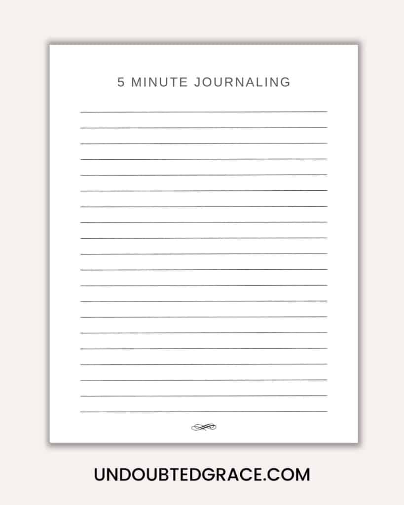 journal paper printable