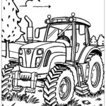 30 Tractor Coloring Pages Free PDF PNG Printables 