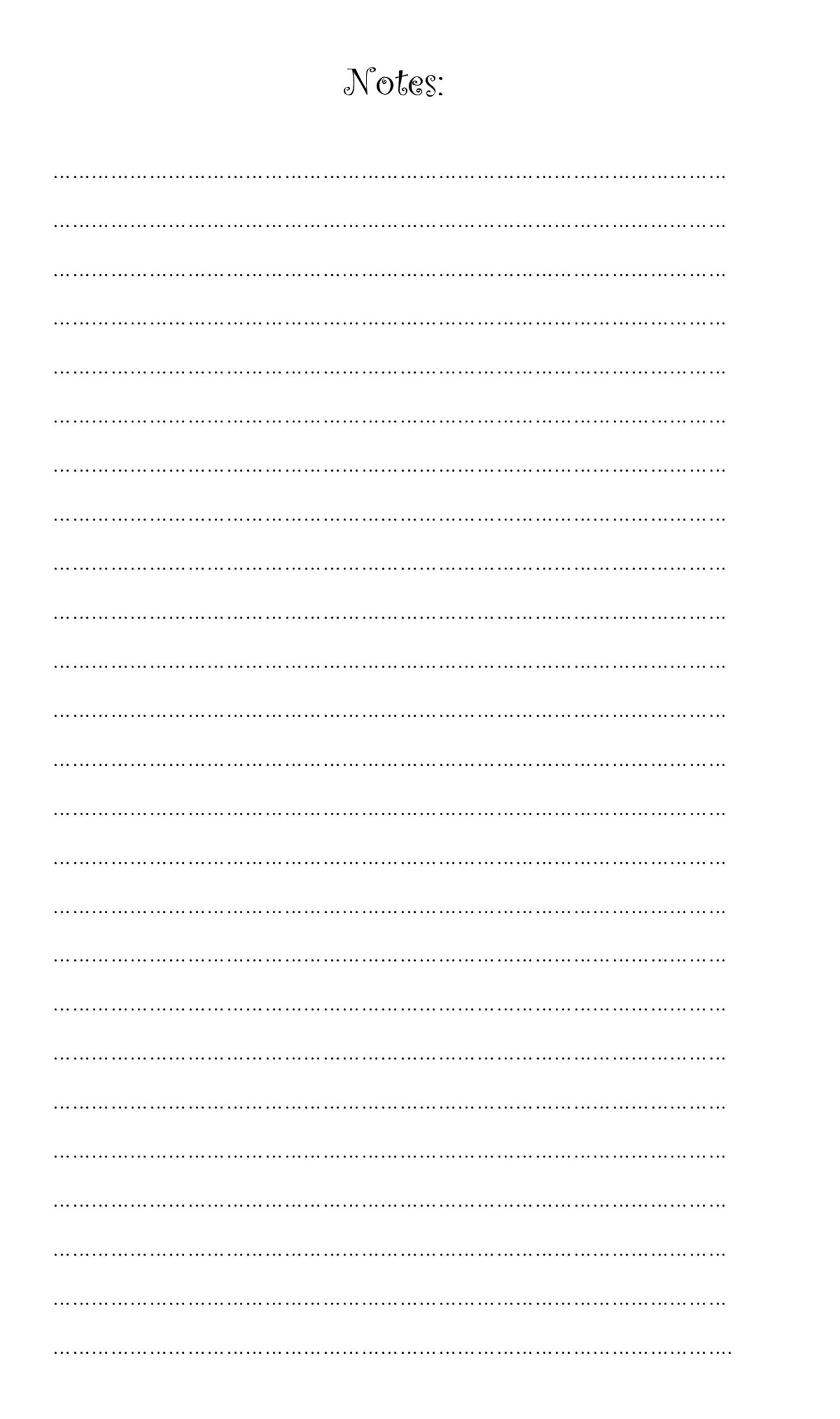 printable lined paper a4