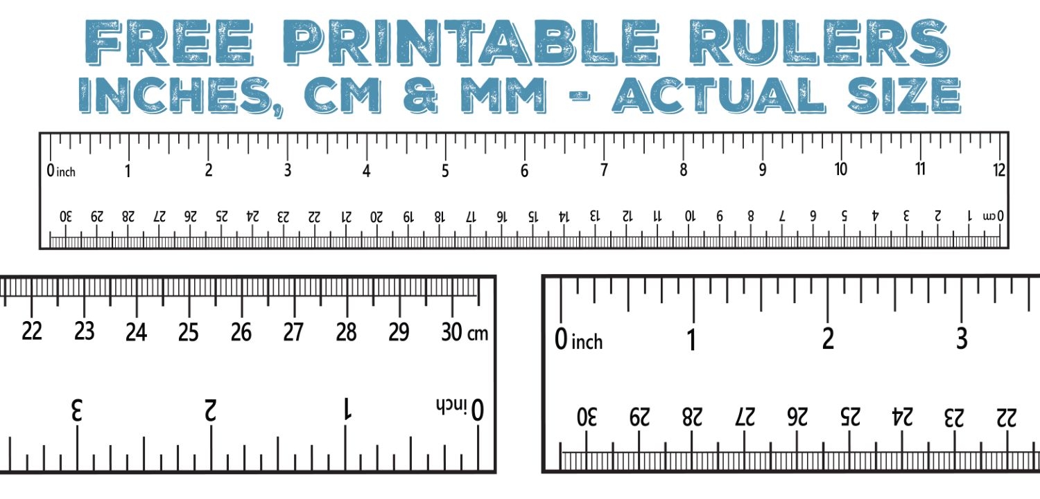 paper ruler printable