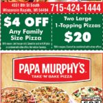  4 OFF ON ANY FAMILY SIZE PIZZA Online Printable Coupons USA Local Free Printable Shopping Coupons
