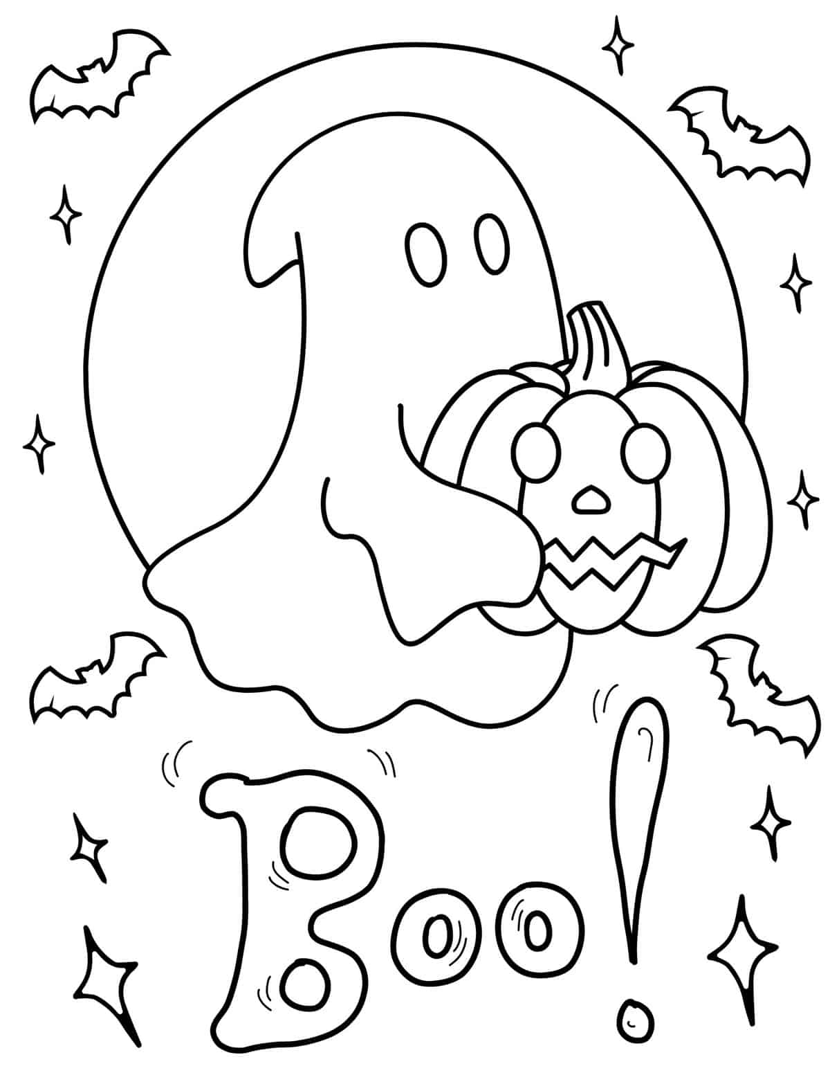 halloween printable coloring pages