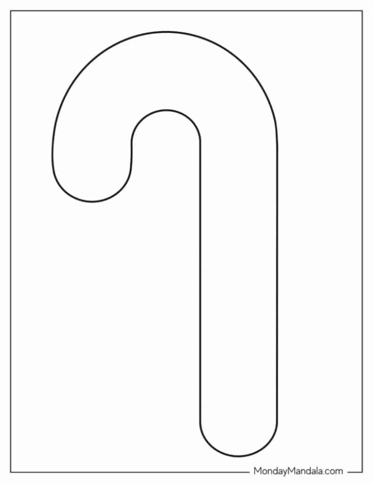 44 Candy Cane Templates Free PDF Printables
