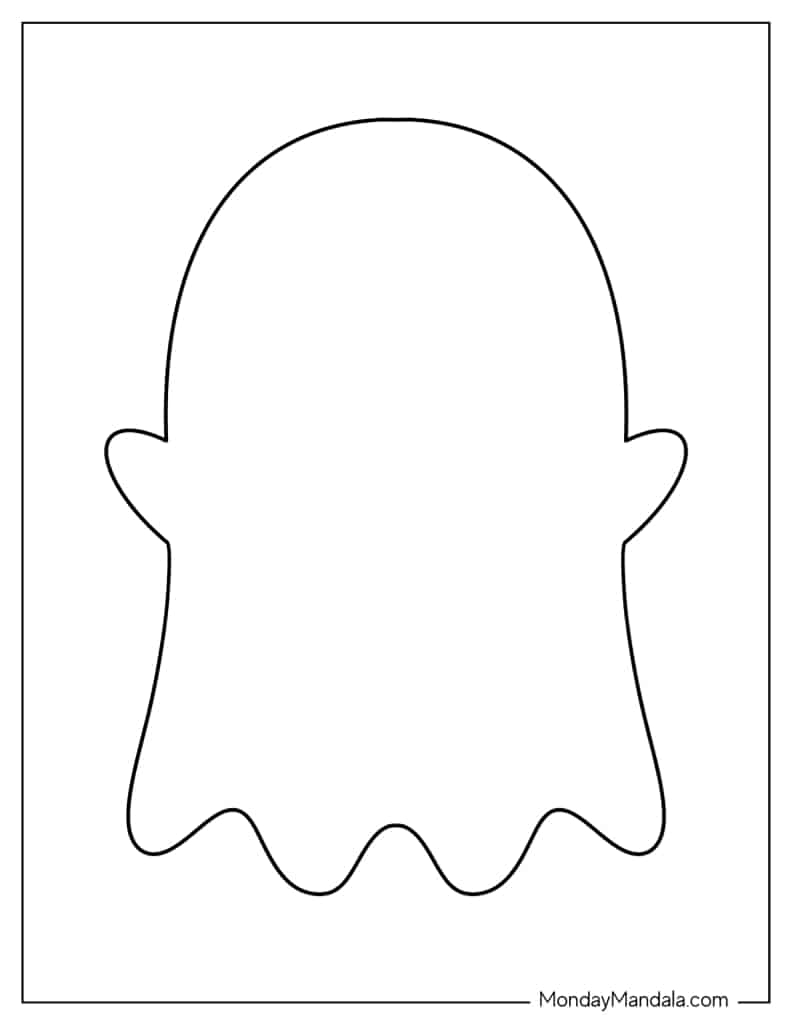 printable ghost ball template