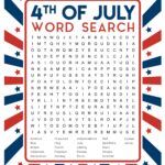 4th Of July Word Search Free Printable Happiness Is Homemade