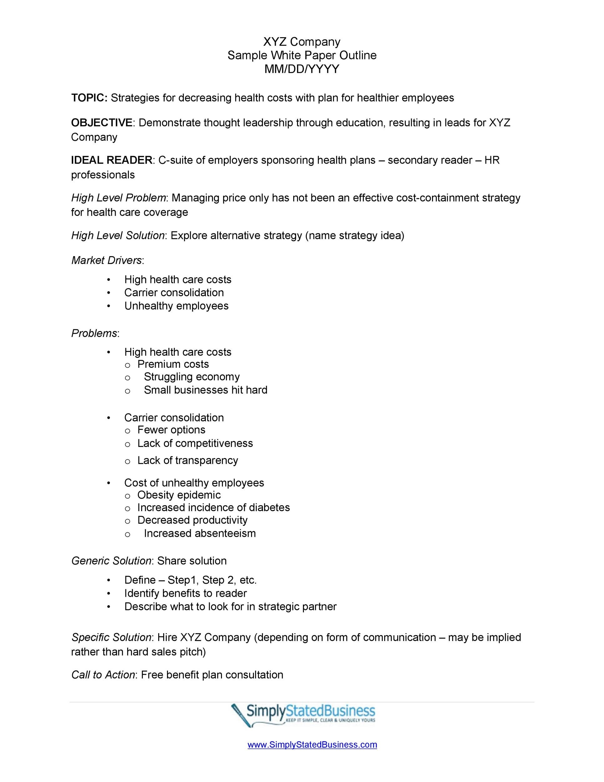 50 Best White Paper Templates MS Word TemplateLab 50 Best White Paper Templates MS Word TemplateLab