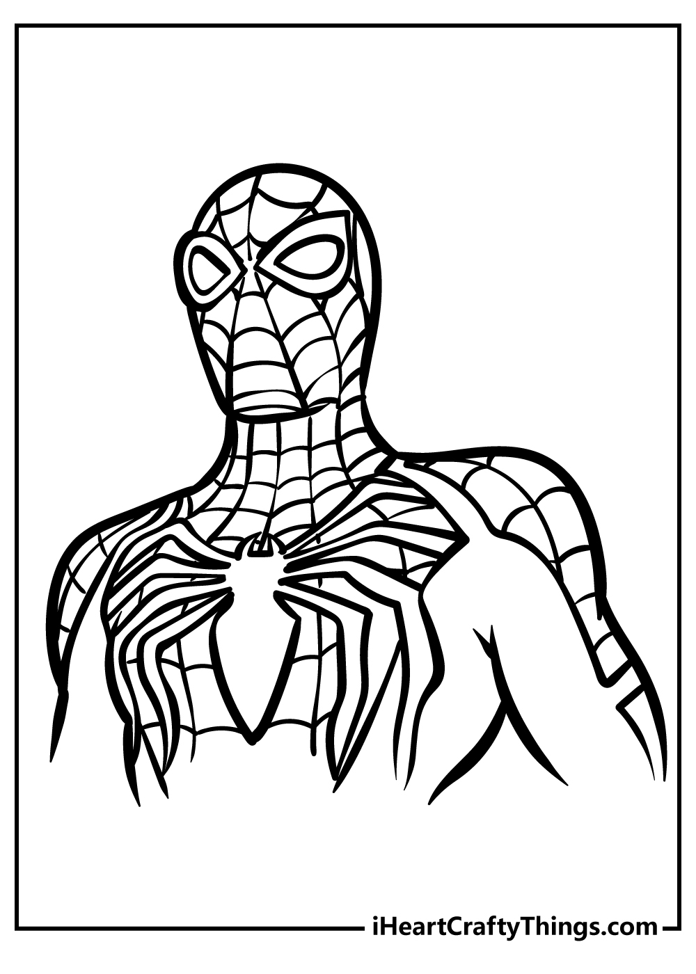 coloring pages spiderman printable