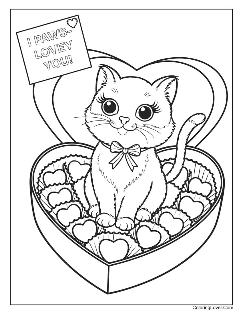 free printable cat coloring pages