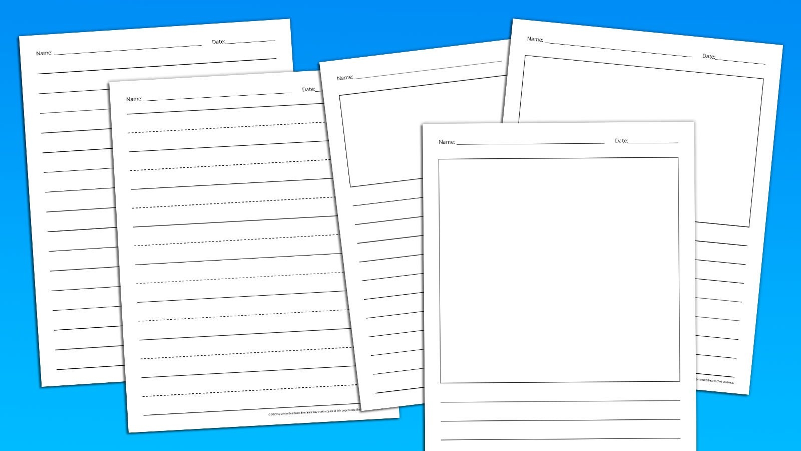 writing paper printable