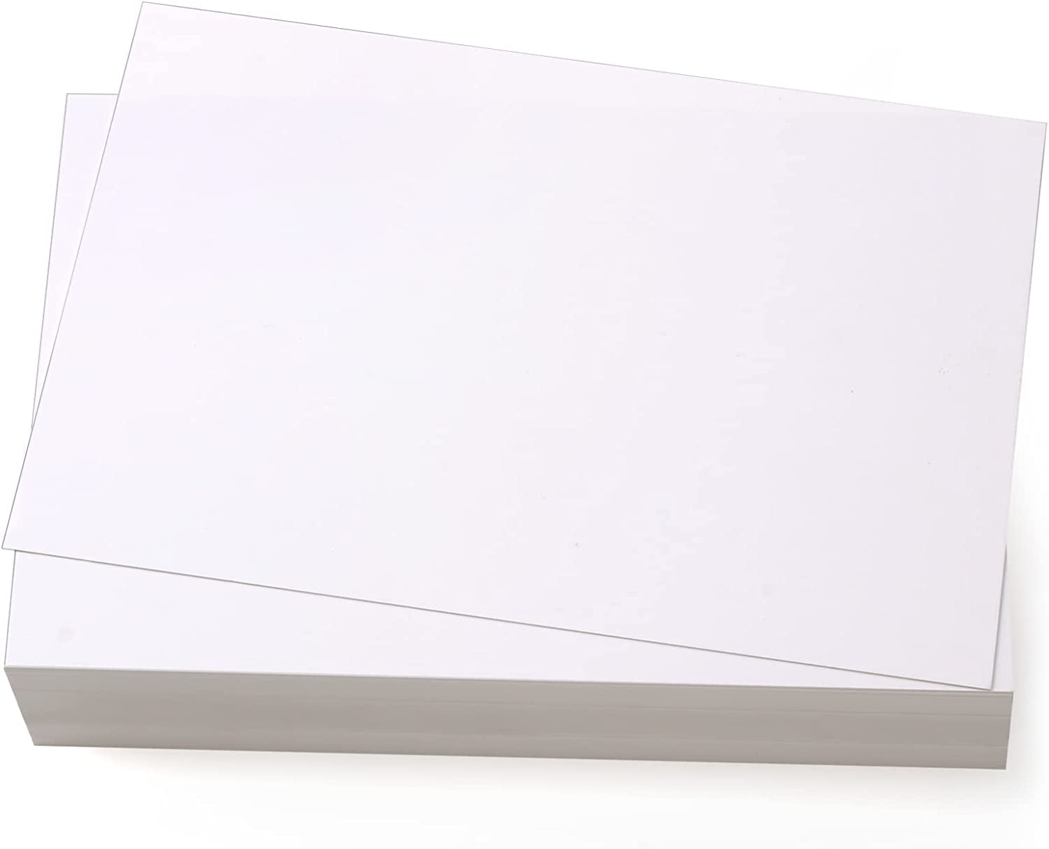 56 Pack 5x7 White Blank Cardstock Paper 250GSM Thick 90 Lb Printable On Both Sides Walmart Business Supplies
