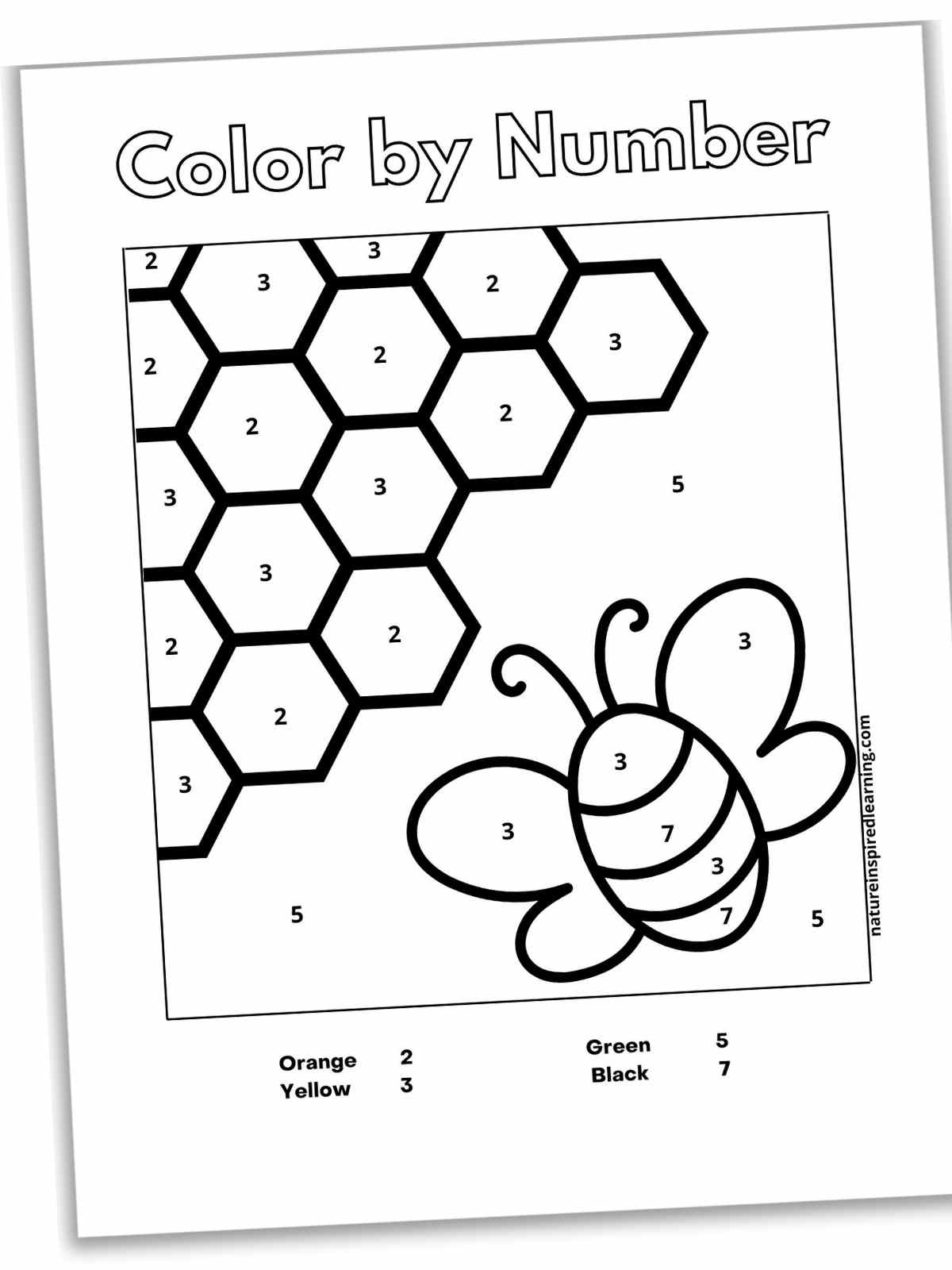 printable color by number