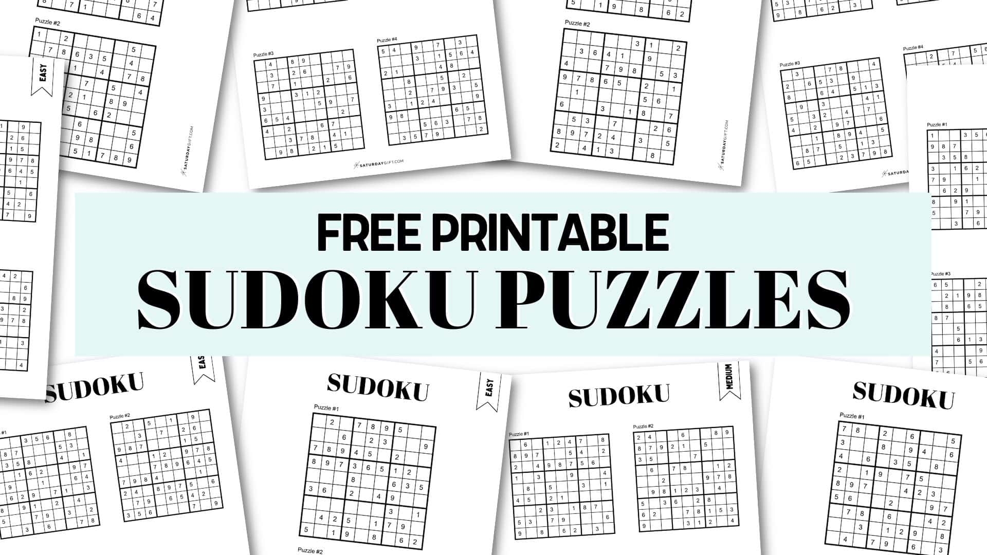 sudoku puzzles printable with answers