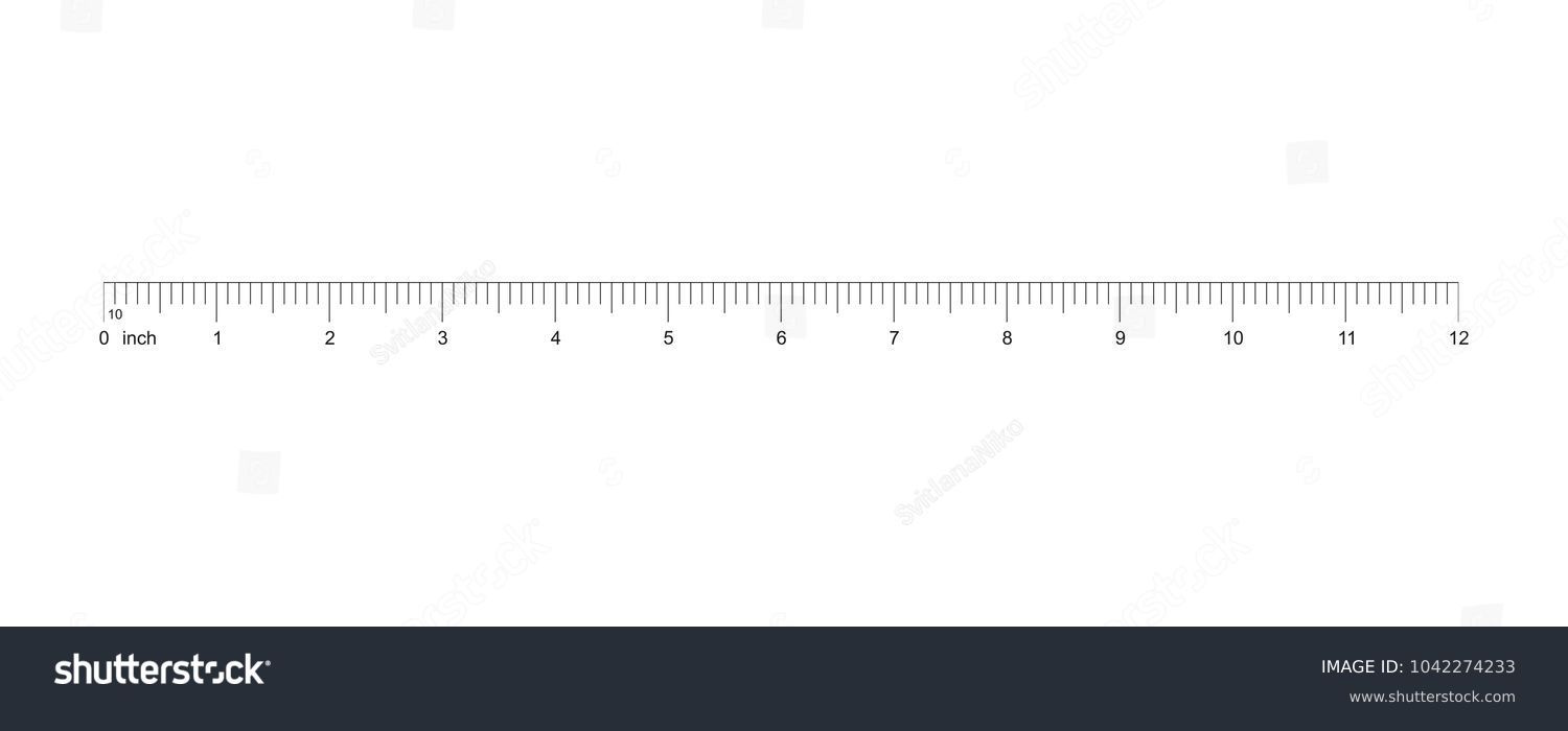 12 inch paper ruler printable