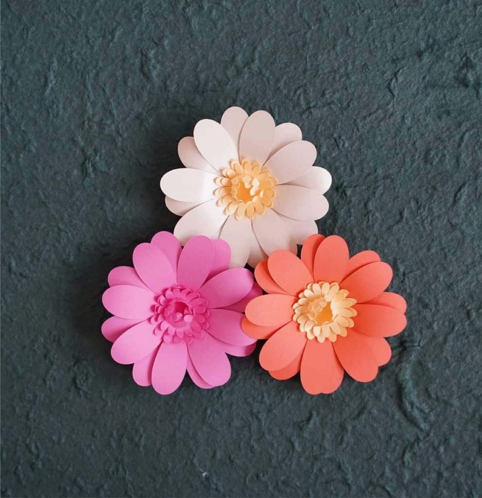 paper flower template printable