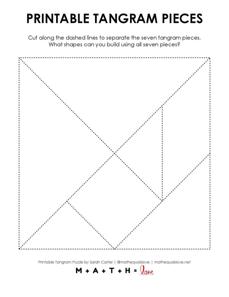 97 Free Tangram Puzzles Printable PDF Challenges 97 Free Tangram Puzzles Printable PDF Challenges