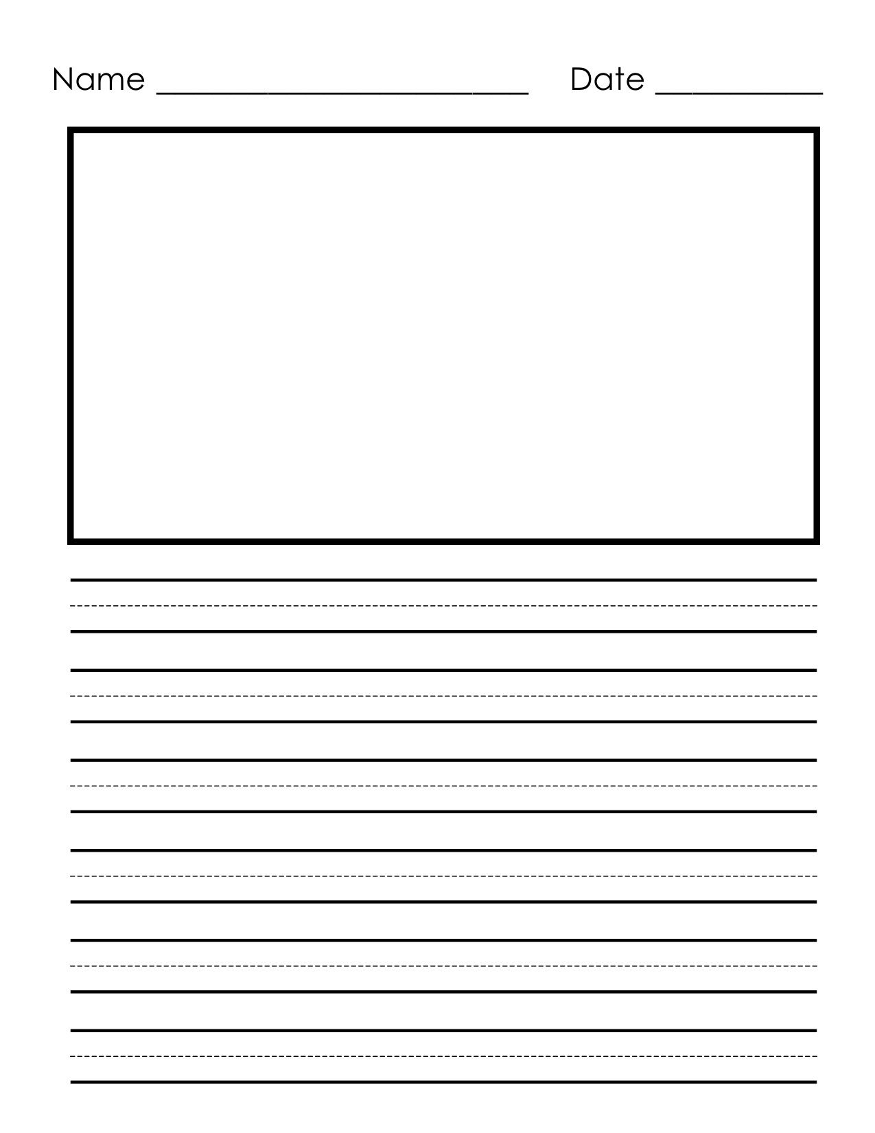 A5 Notebook A Kindergarten Writing Paper With Lines For Kids Loose Leaf Paper