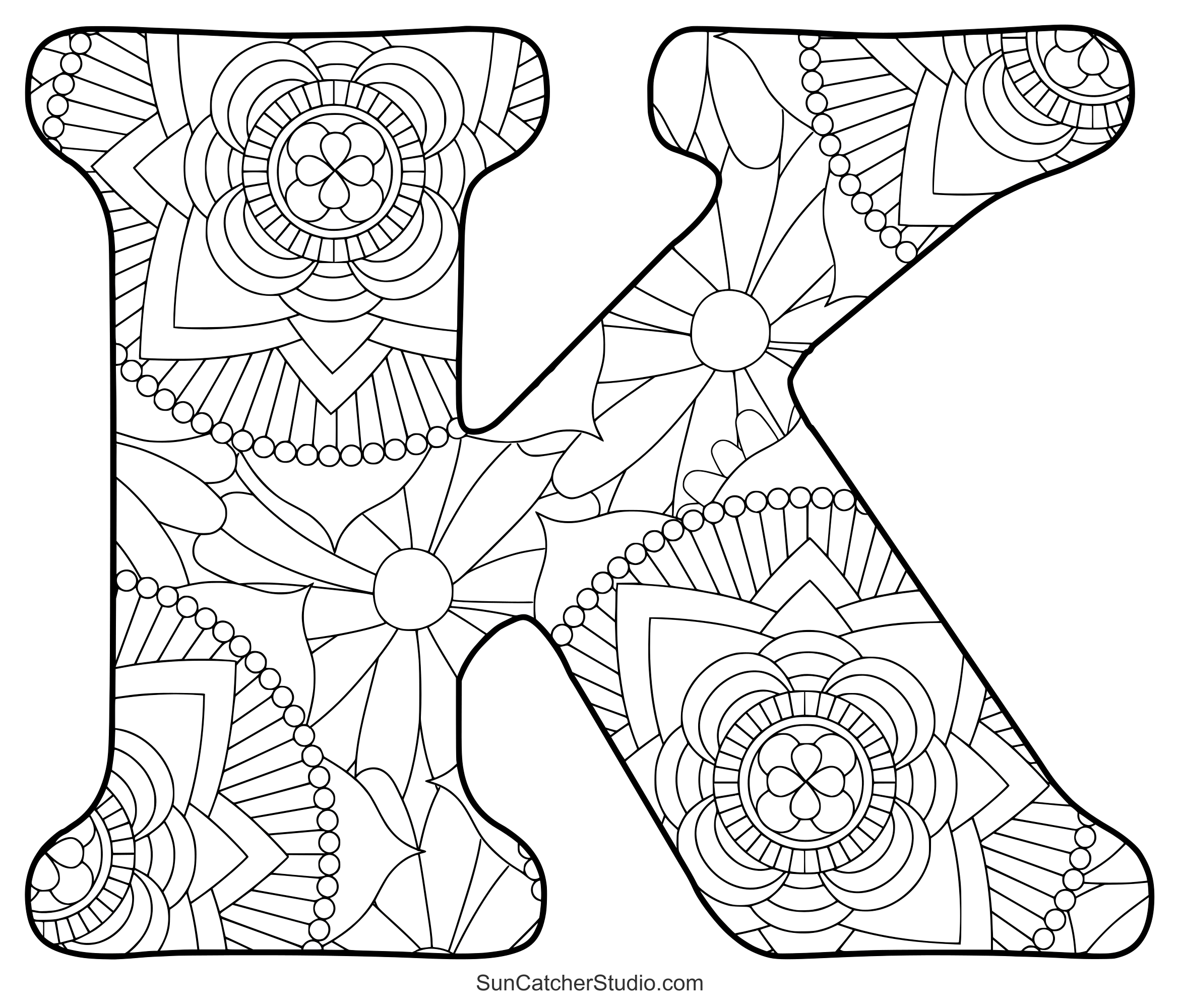 printable alphabet coloring pages
