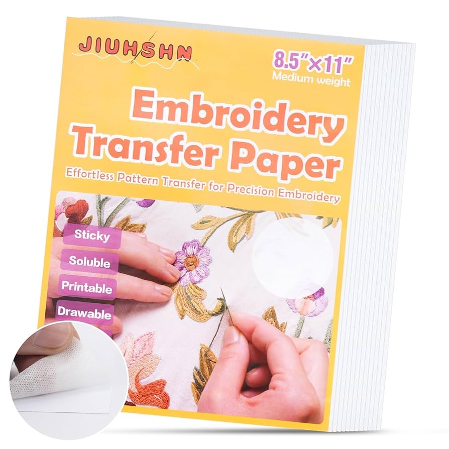 printable embroidery paper