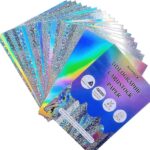 Amazon 20 Sheets Holographic Cardstock Paper 250gsm 92lb 8 5 X 11 Metallic Glitter Paper 4 Mixed Styles Printable Only Compatible With Laser Printer Thick Card Stock For Crafts Scrapbook Party Decoration 