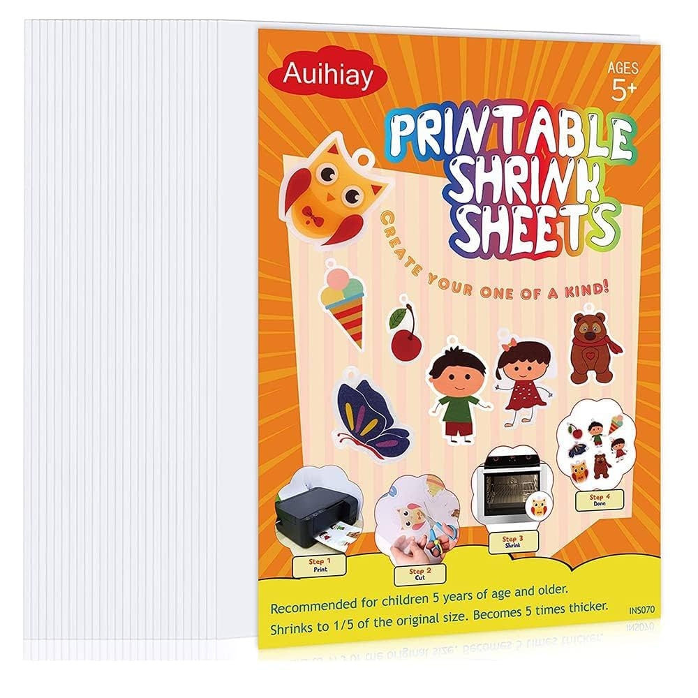 Amazon Auihiay 25 Sheets White Printable Shrink Plastic Sheets Shrink Films Papers For Inkjet Printer Kids DIY Crafts And Mothers Day Gifts Easter Ornament 8 3 X 11 6 Inch 21 X 29 5 Cm Industrial Scientific Amazon Auihiay 25 Sheets White Printable Shrink Plastic Sheets Shrink Films Papers For Inkjet Printer Kids DIY Crafts And Mothers Day Gifts Easter Ornament 8 3 X 11 6 Inch 21 X 29 5 Cm Industrial Scientific