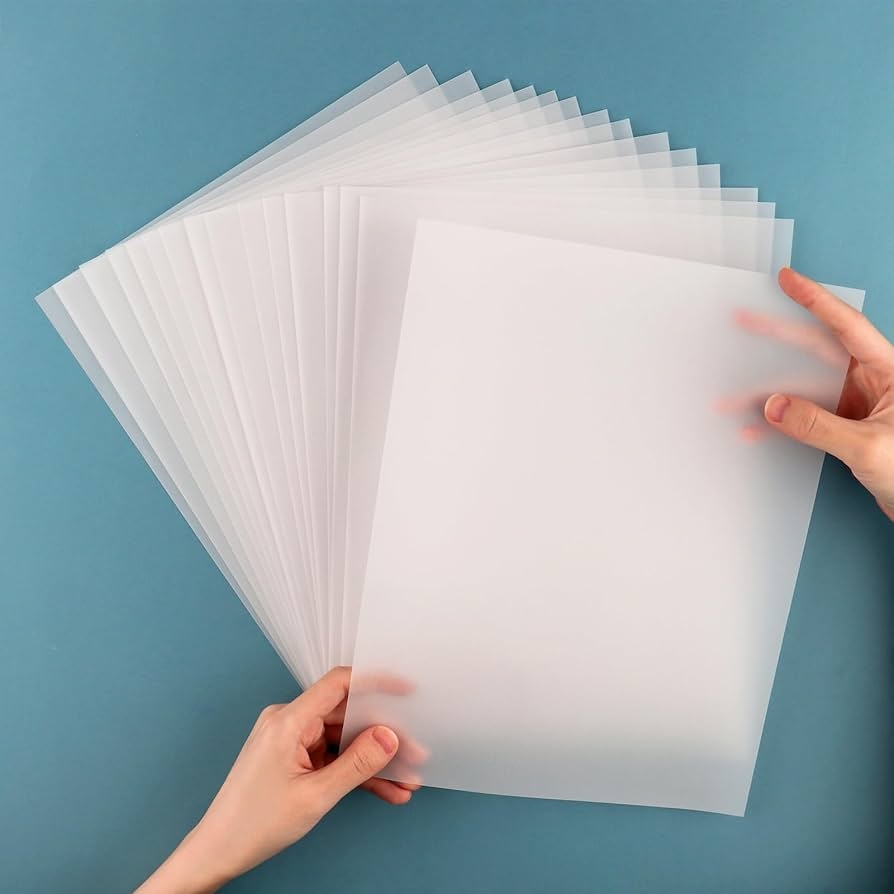 Amazon Briartw 90 Sheets Translucent Vellum Paper 93gsm 8 5 X 11 Inches Printable Vellums Heat Resistant Frosted Smooth Vellum Paper Sheets for Card Overlays Invitations Belly Bands Envelope Lantern