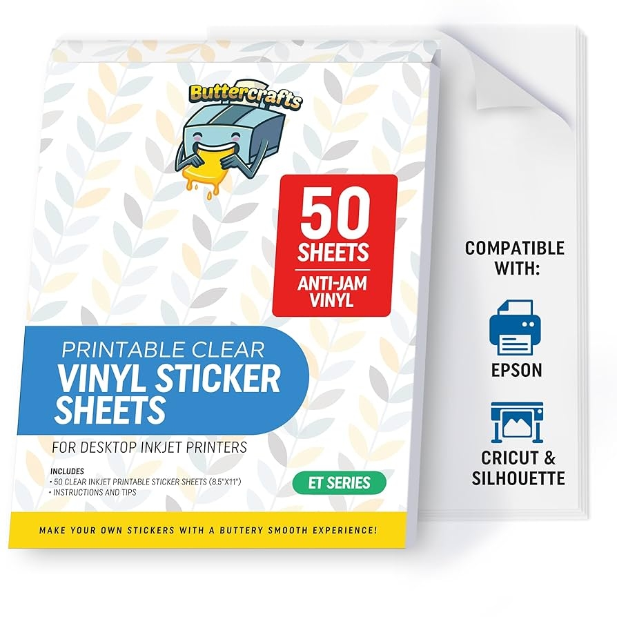 clear printable paper