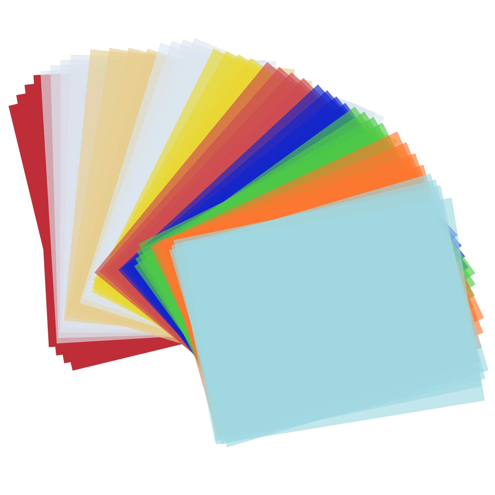 Amazon Colored Vellum Paper 8 5 X 11 50 Sheets Transparent Vellum Paper Translucent Printable Tracing Paper For Drafting Ink Jet Laser Printer Multicolored 