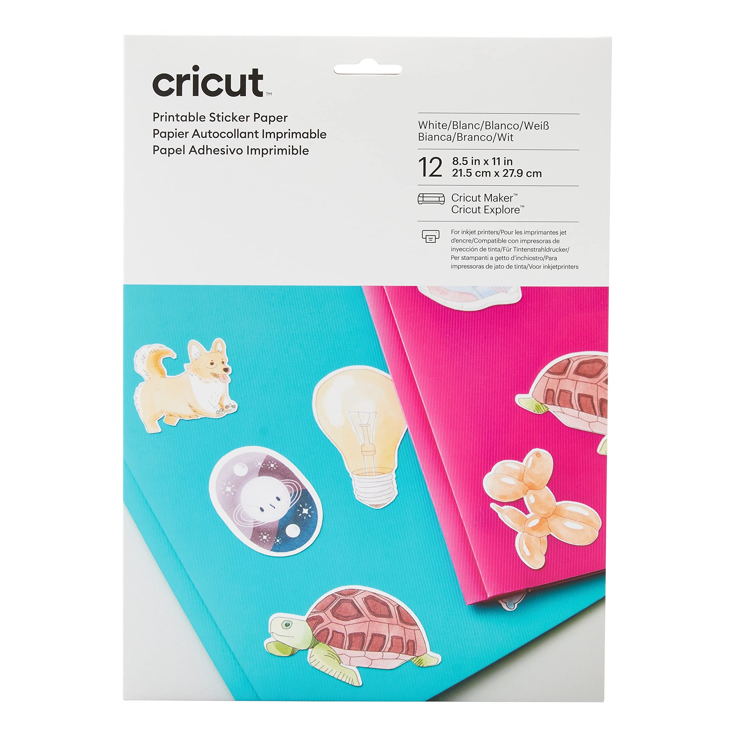 Amazon Cricut Printable Sticker Paper Office Products Amazon Cricut Printable Sticker Paper Office Products