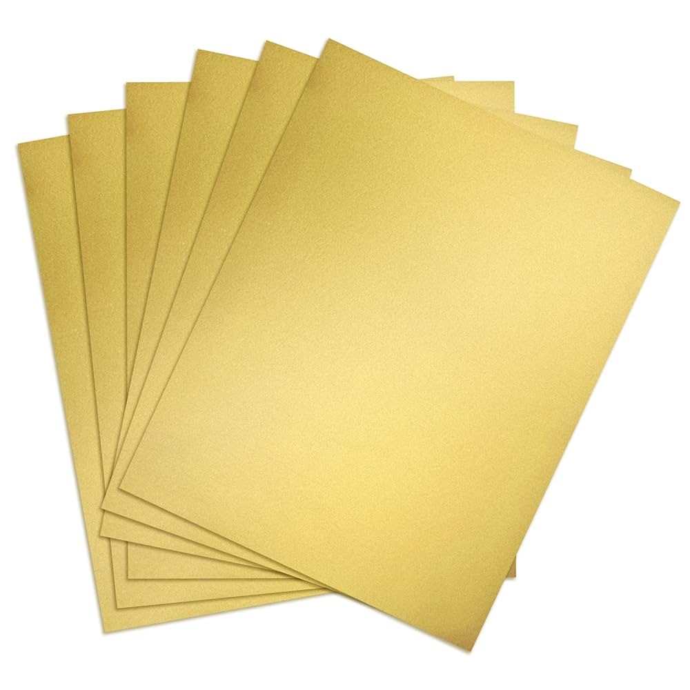 Amazon Koala Metallic Gold Sticker Paper For Inkjet And Laser Printer 20 Sheets 8 5x11 Inch Golden Printable Sticker Paper For Birthdays Christmas Parties Gift Decor Office Products