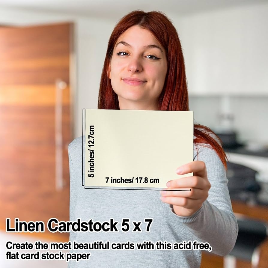 Amazon Party Greeting 5x7 Linen Paper Textured Cardstock Heavyweight Textured Index Cards Printable Linen Cardstock 92lb Cover For Printing Wedding Baby Shower Invitation Greeting Postcards 50 Pcs Ivory Arts Crafts 