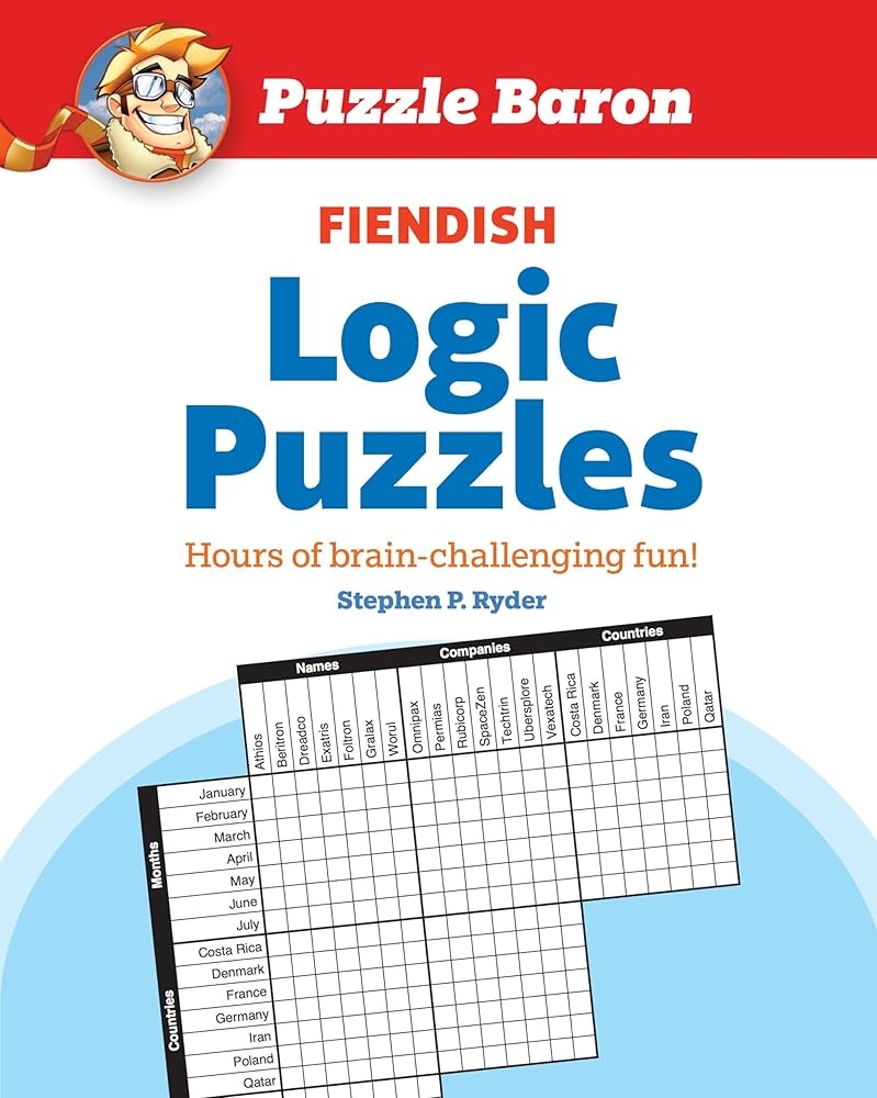 printable logic puzzles puzzle baron