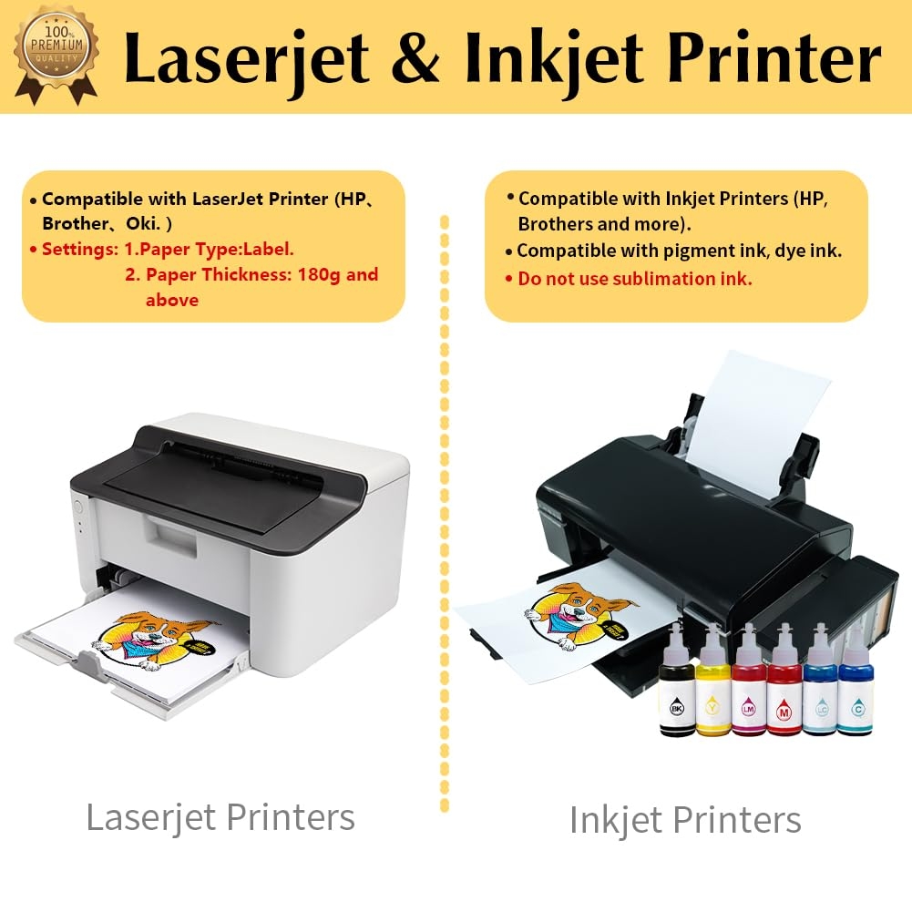 laser printable transfer paper