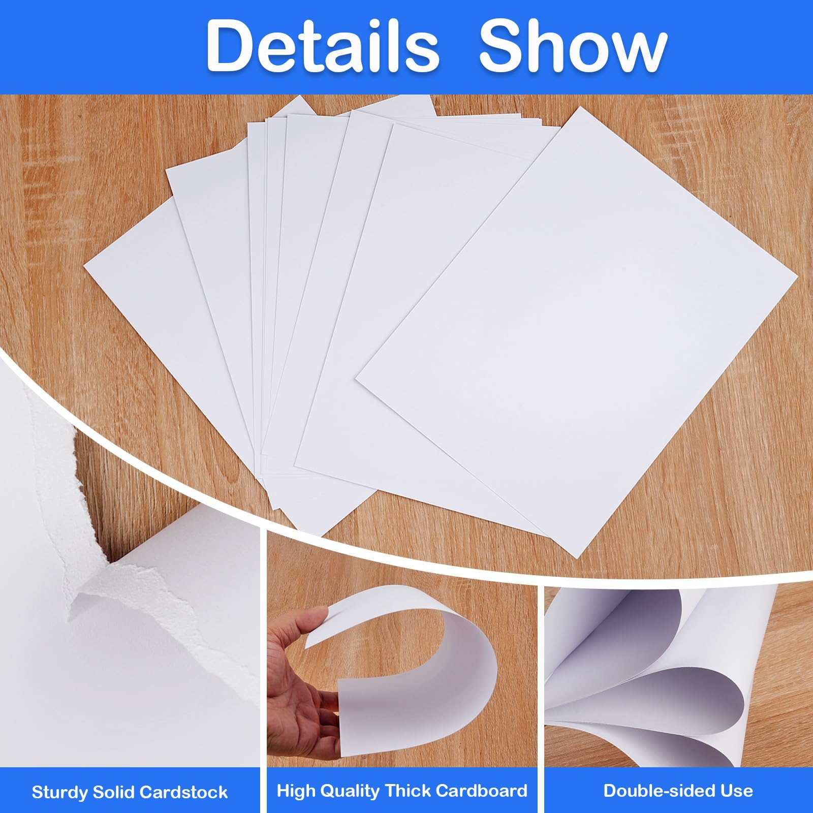 Amazon White Cardstock 40 Sheets Heavy Cardstock 8 5 X 11 Thick Printable Cardstock 75 Lb 200gsm Cardstock Paper For Invitations Business Cards Postcards Crafts Art Wedding DIY Cards Arts Crafts Sewing